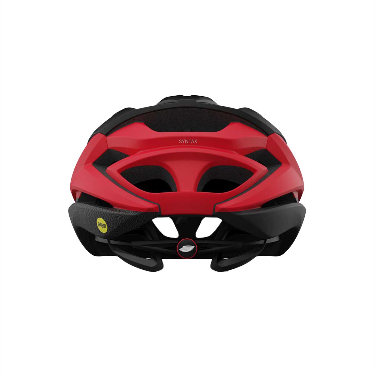 Giro Syntax MIPS Helmet in Matte Black Bright Red